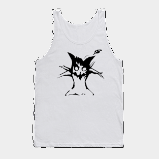 Forest Keeper minimal silhouette white Tank Top